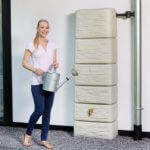 Slim regenton Stone Decor 500 L met kraantje