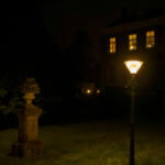 Solar Led Lantaarn tuinverlichting Paris  Hoogte 160 cm